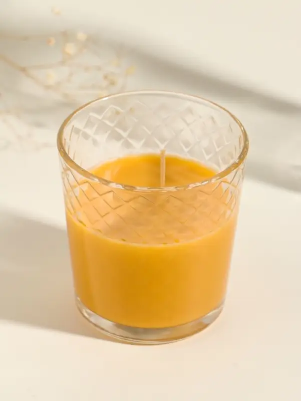 Ароматическая свеча в стакане &laquo;Мёд и молоко&raquo;, 8&times;8.5 см, 30 ч