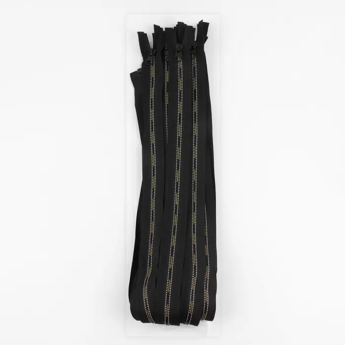 Молния «Трактор», №5, разъёмная, замок автомат, 80 см, чёрная, белая, жёлтая Молния «Трактор», №5, разъёмная, замок автомат, 80 см, чёрная, белая, жёлтая