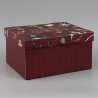 Коробка подарочная, складная 31.2&times;25.6&times;16.1 см &laquo;Роскошная классика&raquo;