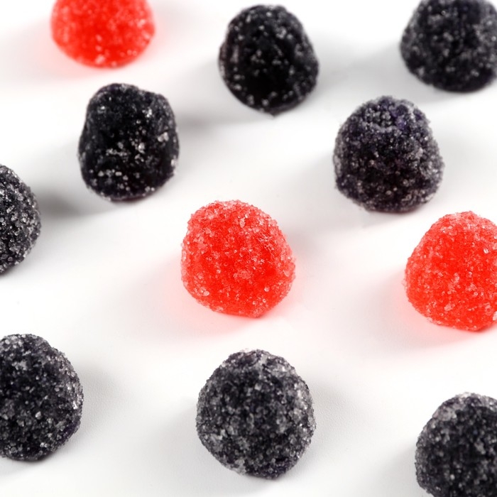 Новый год! Мармелад в коробке«Подарок для тебя» в форме ягод,100 г