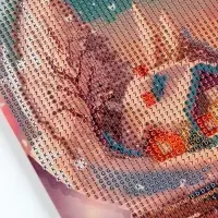 Алмазная мозаика на новый год с частичным заполнением для детей &laquo;Снежный шар&raquo;, 20&times;25 см, набор для творчества