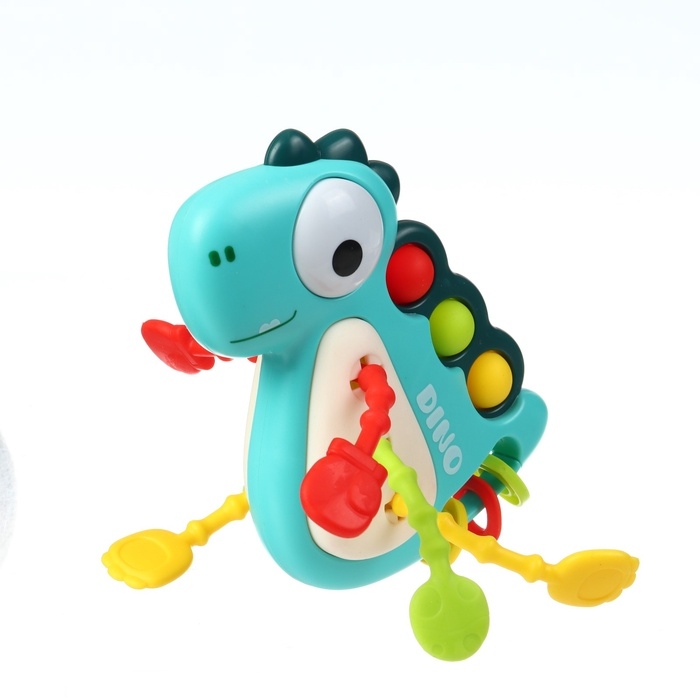 Развивающая сенсорная игрушка - погремушка Крошка Я «Малыш Дино» Развивающая сенсорная игрушка - погремушка Крошка Я «Малыш Дино»
