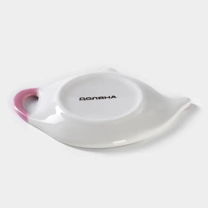 Подставка под чайный пакетик Доляна «Роза», 12×9 см Подставка под чайный пакетик Доляна «Роза», 12×9 см