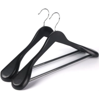 Вешалка-плечики WW_LH031-B/CU9632М-B дерев,перек,анат,р48-50 черн