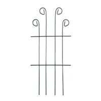 Шпалера, 40&times;18&times;0.3 см, металл, зелёная, &laquo;Узорная&raquo;