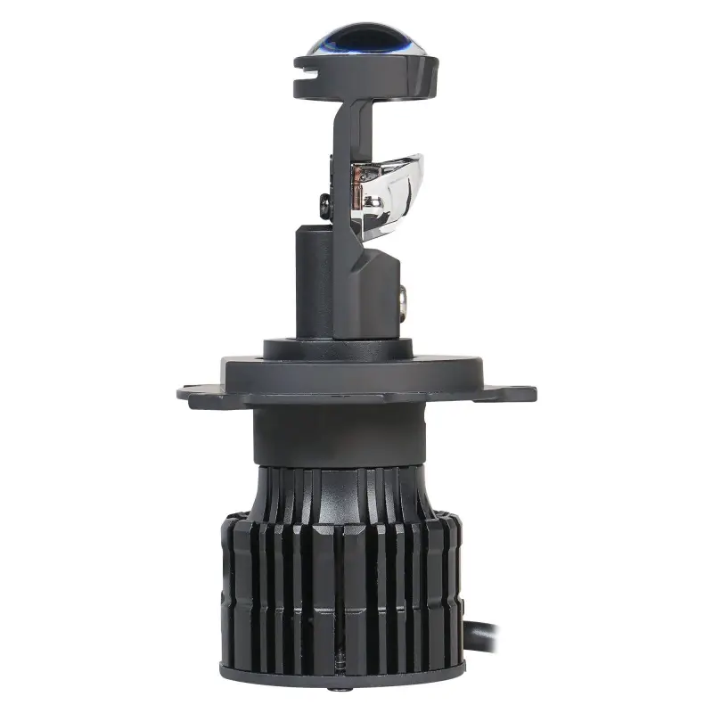 Лампа светодиод. H4 LED LENS, 50Вт, 6800Лм (3400Лм x 2), 6500К, 12/24В, кмпл. 2 шт.