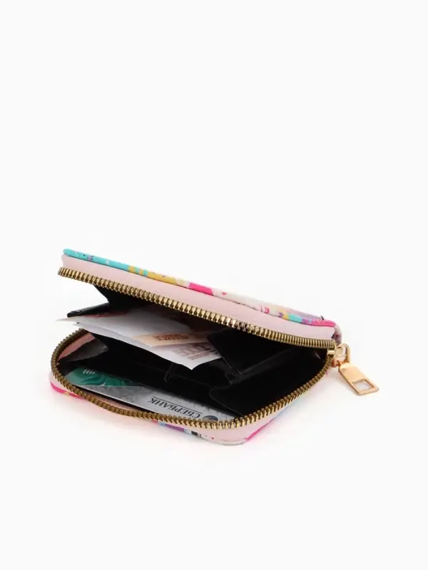 Кошелёк на молнии &laquo;Выбражулька&raquo;, 8.5&times;2.5&times;10.5 см, с принтом, разноцветный