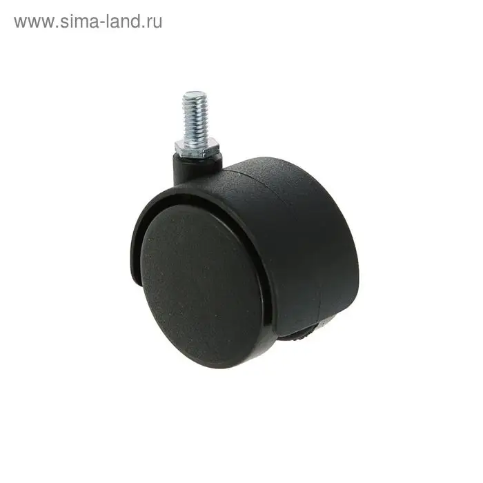 Колесо мебельное, d=50 мм, с штифтом M8&times;15 мм, без тормоза