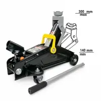 Домкрат подкатной AVS FJ-2000L, 2т, 140-300мм. в кейсе