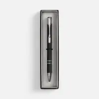 Ручка шариковая Keskus Soft Touch в футляре, черная