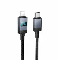 Кабель Type-C на Lightning 1M 27W X118 HOCO черный