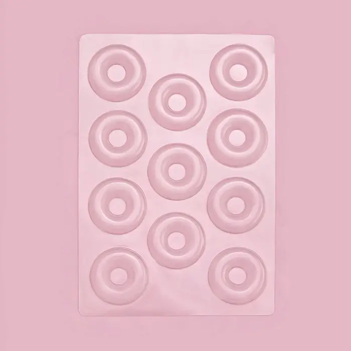 Форма для конфет и шоколада &laquo;Пончик&raquo;, 27&times;18 см, 11 ячеек, пластик, прозрачная