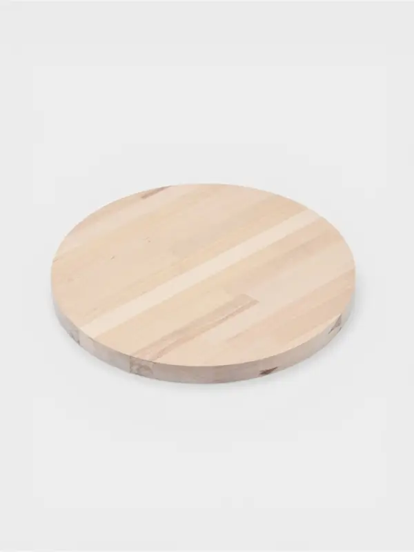 Доска разделочная круглая Доляна &laquo;Фортуна&raquo;, d=25 см, толщина 1.8 см, дерево берёза