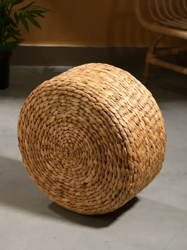 Пуфик 40х40х20 см, водный гиацинт