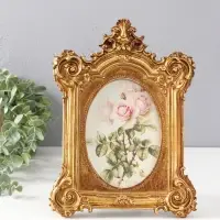 Фоторамка полистоун 11х16 см "Барон" золото 2,2х21х29 см