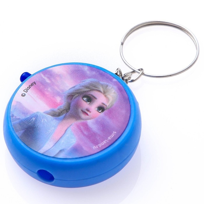 Проектор-брелок «Холодное сердце», свет, цвет синий Проектор-брелок «Холодное сердце», свет, цвет синий