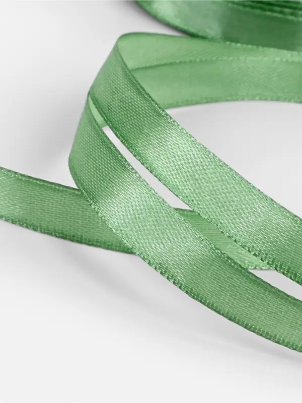 Лента атласная, 10 мм, 23±1 м, фисташковая №65 Лента атласная, 10 мм, 23±1 м, фисташковая №65