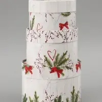 Подарочная коробка, набор 3в1 &laquo;С Новым годом&raquo; 16&times;10, 14&times;9, 13&times;8.5 см
