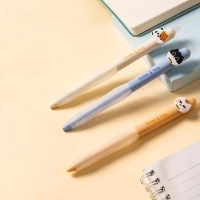 Ручка гелевая автомат. Deli Lucky Meow EG345-BL,пул.нак.0,5,стир,коты,в асс