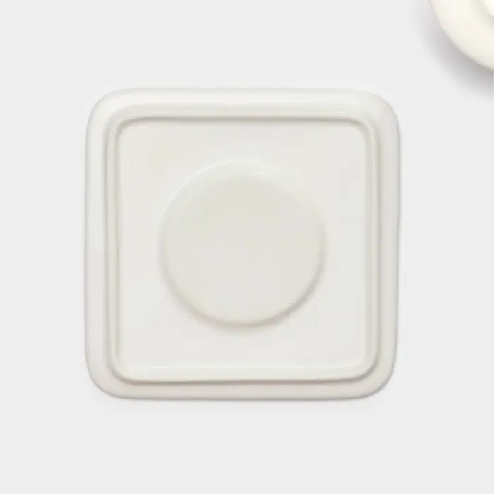 Набор кофейный &laquo;Мейси&raquo;, 12 предметов: 6 чашек 100 мл, 6 блюдец d=11 см, керамика, белый