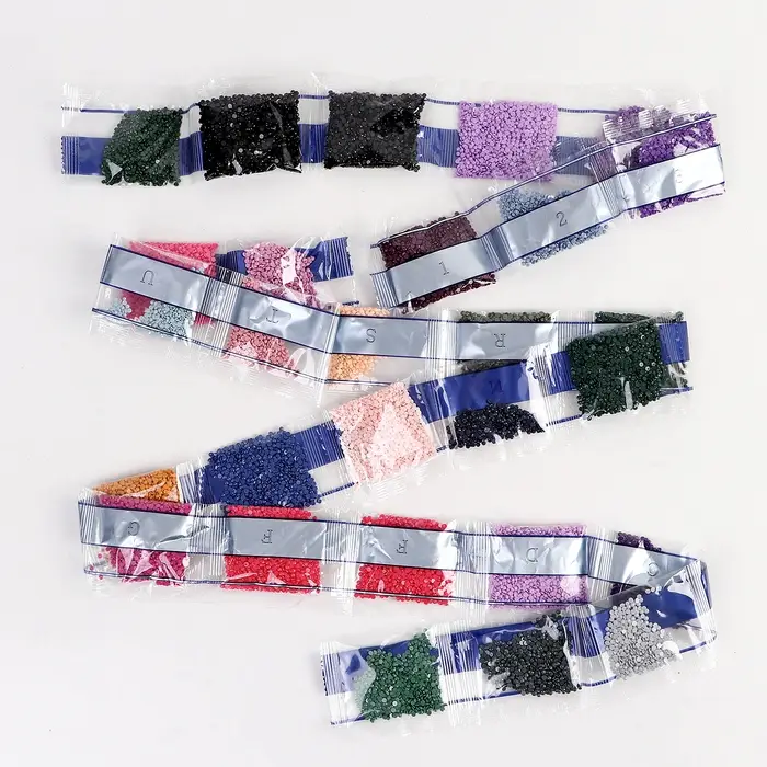 Алмазная вышивка полное заполнение Алмазная вышивка полное заполнение "Астры", на раме, 40*50 см