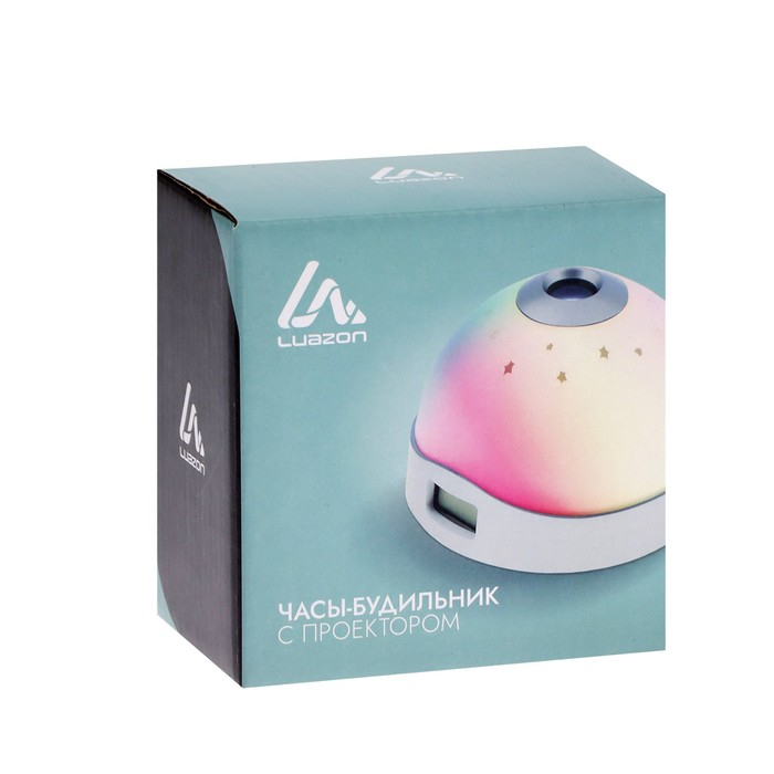 Будильник Luazon LB-04 Будильник Luazon LB-04 "Звездная сфера", проекционный, белый