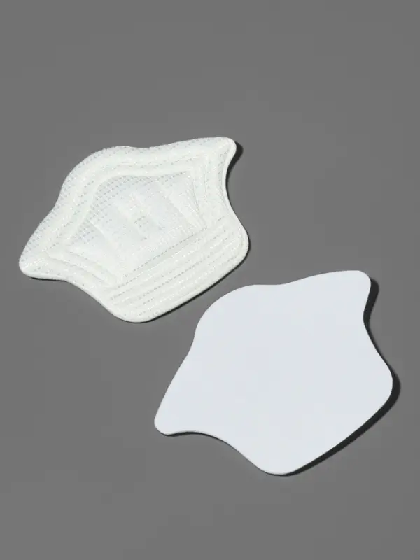 Пяткоудерживатели для обуви, на клеевой основе, 11&times;7.8 см, пара, белые