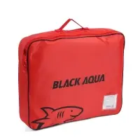 Коньки детские раздвижные BlackAqua, размер 34-37, для фитнеса, с роликовой платформой, красные, чёрные