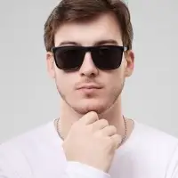 Очки солнцезащитные OneSun, UV 400, дужка 14.5 см, ширина 14 см, линза 5&times;6 см, чёрные