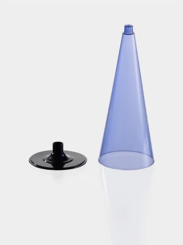 Фужер одноразовый «Конус», 150-180 мл, синий