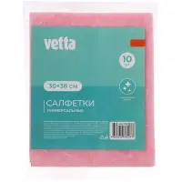 VETTA Набор салфеток универсальных 10 шт., 30х38 см., вискоза