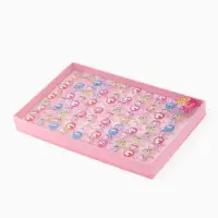 Кольцо &laquo;Выбражулька. Единороги&raquo;, фасовка 100 шт. рисунок МИКС, цвет МИКС, безразмерное