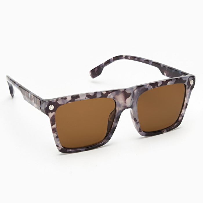 Очки солнцезащитные Очки солнцезащитные "OneSun", uv 400, дужка 15 см, ширина 14.5 см, линза 4.3 х 5.2 см