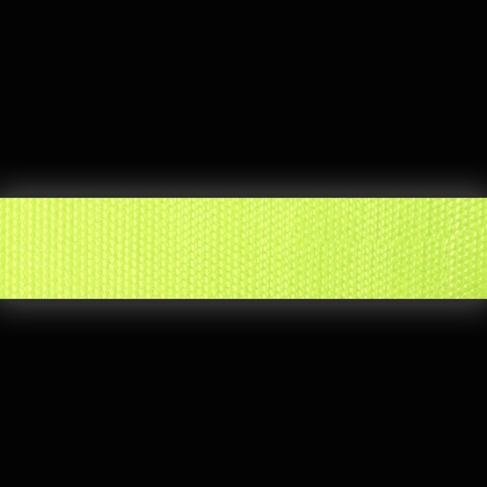 Светоотражающая лента-наклейка, 5 см, 1 ± 0,1 м, цвет жёлтый Светоотражающая лента-наклейка, 5 см, 1 ± 0,1 м, цвет жёлтый