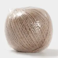 Шпагат джутовый Доляна, двухниточный, 1.12 ктекс, 312 м