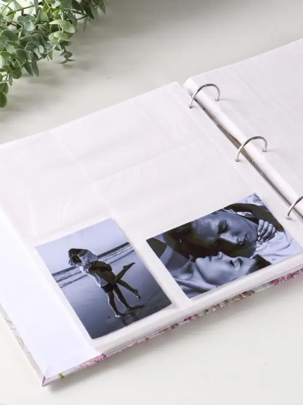 Фотоальбом 400 фото 10X15см, "Эйфелева башня"ПП карм., пер-т 3-кольца