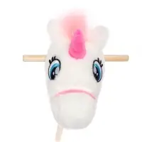 Мягкая игрушка ZABIAKA &laquo;Единорог-скакун&raquo;, на палке, МИКС