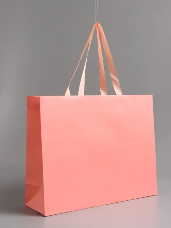 Пакет подарочный "Розовый", 40 х 32 х 13 см