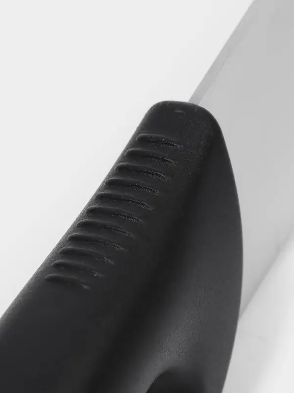 Нож для сыра с двумя ручками Sharp, лезвие 36.3 см, нержавеющая сталь, чёрная ручка