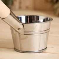 Ковш - черпак для бани и сауны &laquo;Парной&raquo;, 500 мл, нержавеющая сталь, деревянная ручка, &laquo;Добропаровъ&raquo;