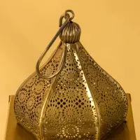 Подсвечник фонарь «Сокровищница», 11×12×39 см, железо