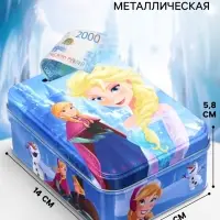 Копилка 14&times;10&times;5.8 см, металл, Холодное сердце