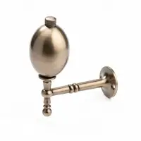 Крючок - держатель для штор CAPPIO KS050, алюминий, цвет бронза, 2 шт.