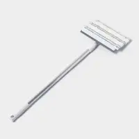 Щётка для окон, телескопическая алюминиевая ручка 59(103) см, водосгон 20.5 см, насадка из микрофибры 20.5&times;12 см