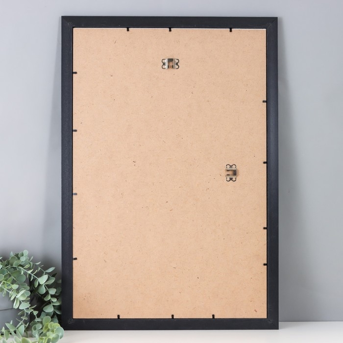 Фоторамка пластик Фоторамка пластик "МИРАМ" 40х60 см чёрный (пластиковый экран)