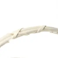 Корзина плетёная для хранения Matu, с ручкой, лоза, белая, набор 3 шт.