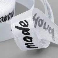 Лента атласная Hand Made, 15 мм, 23&plusmn;1 м, белая