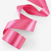 Лента атласная, 50 мм, 23&plusmn;1 м, малиново-красная №134