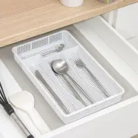 Лоток для столовых приборов в ящик Darel plastic, 4 секции, 34&times;21&times;5 см, пластик, белый
