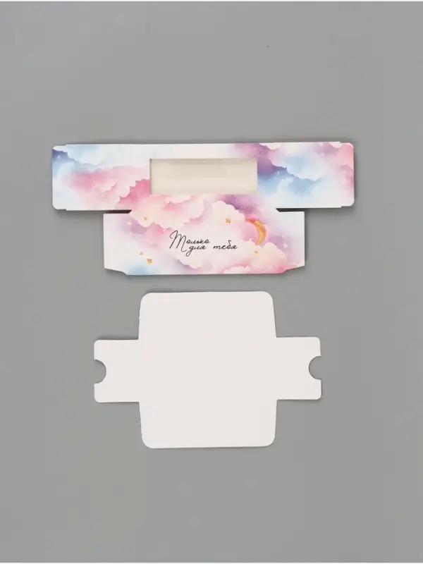 Коробка подарочная с окном &laquo;Только для тебя&raquo;, 12&times;5.5&times;5.5 см, самосборная